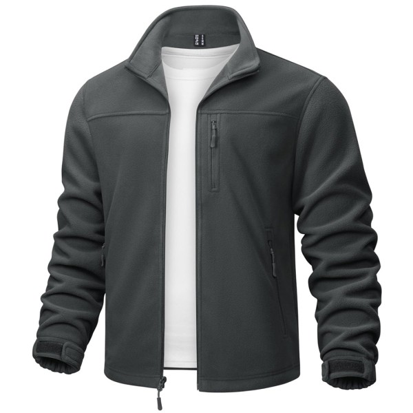 Men's Lightweight Polar Fleece Jacket for Hiking