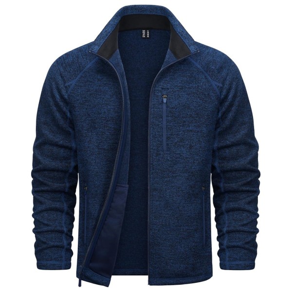 Men's Fleece Jacket Full Zip Casual Outdoor Wear
