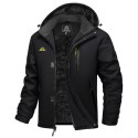 Men's Waterproof Ski Parka Jacket Warm Fleece Lined