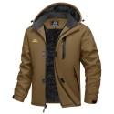 Men's Waterproof Ski Parka Jacket Warm Fleece Lined