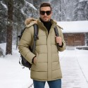Men's Windproof Water Repellent Winter Parka Jacket