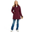 Women's Long Waterproof Puffer Jacket with Hood