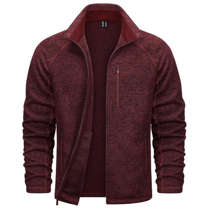 Men's Fleece Jacket Full Zip Casual Outdoor Wear