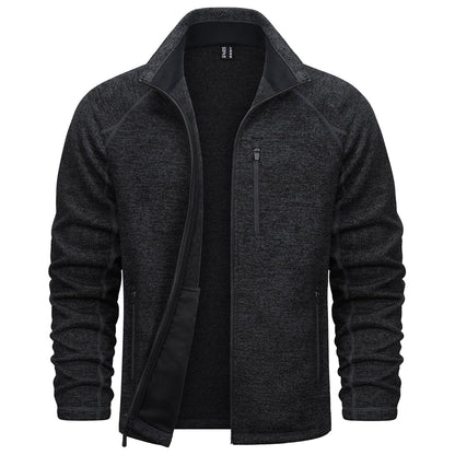 Men's Fleece Jacket Full Zip Casual Outdoor Wear
