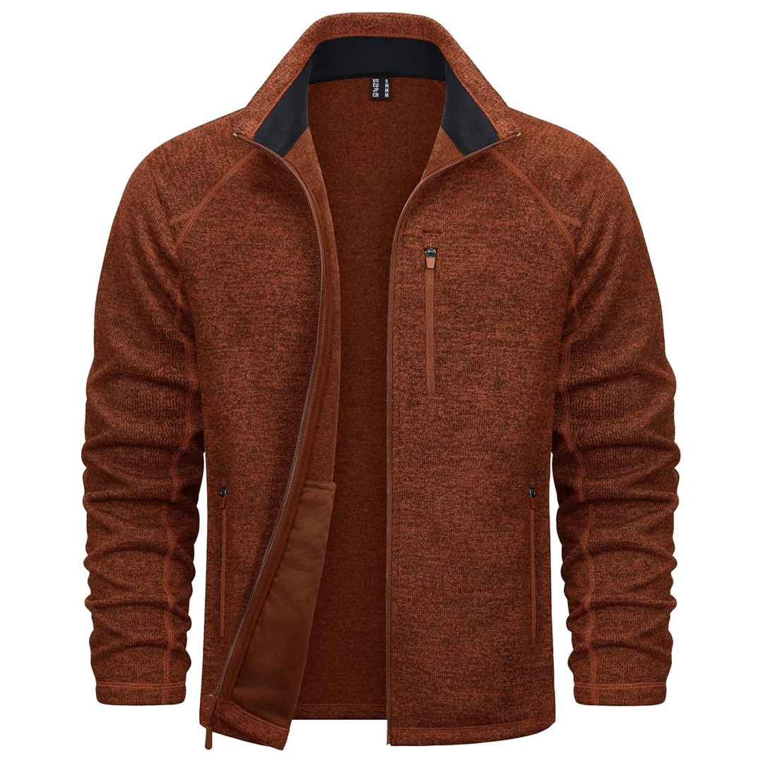 Men's Fleece Jacket Full Zip Casual Outdoor Wear