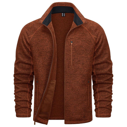 Men's Fleece Jacket Full Zip Casual Outdoor Wear