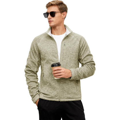 Men's Fleece Jacket Full Zip Casual Outdoor Wear