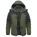 Men's Fleece Lined Waterproof Winter Ski Jacket
