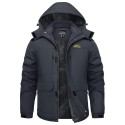 Men's Fleece Lined Waterproof Winter Ski Jacket