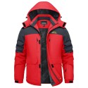 Men's Fleece Lined Waterproof Winter Ski Jacket