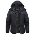 Men's Fleece Lined Waterproof Winter Ski Jacket