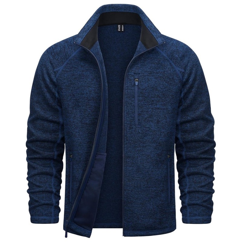 Men's Fleece Jacket Full Zip Casual Outdoor Wear
