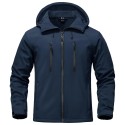 Men's Warm Fleece Lined Softshell Outdoor Jacket