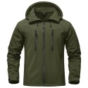 Men's Warm Fleece Lined Softshell Outdoor Jacket