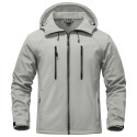 Men's Warm Fleece Lined Softshell Outdoor Jacket
