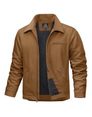 Men's Insulated Duck Canvas Heavy Duty Work Jacket Men's Insulated Duck Canvas Heavy Duty Work Jacket