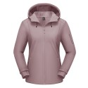 Women's Waterproof Softshell Hiking Hooded Jacket