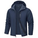 Men's Waterproof Fleece Lined Softshell Outdoor Jacket