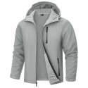 Men's Waterproof Fleece Lined Softshell Outdoor Jacket