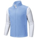 Men's Fleece Vest Sleeveless Outdoor Hiking Jacket
