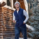 Men's Fleece Vest Sleeveless Outdoor Hiking Jacket