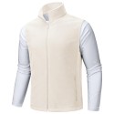 Men's Fleece Vest Sleeveless Outdoor Hiking Jacket
