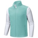 Men's Fleece Vest Sleeveless Outdoor Hiking Jacket